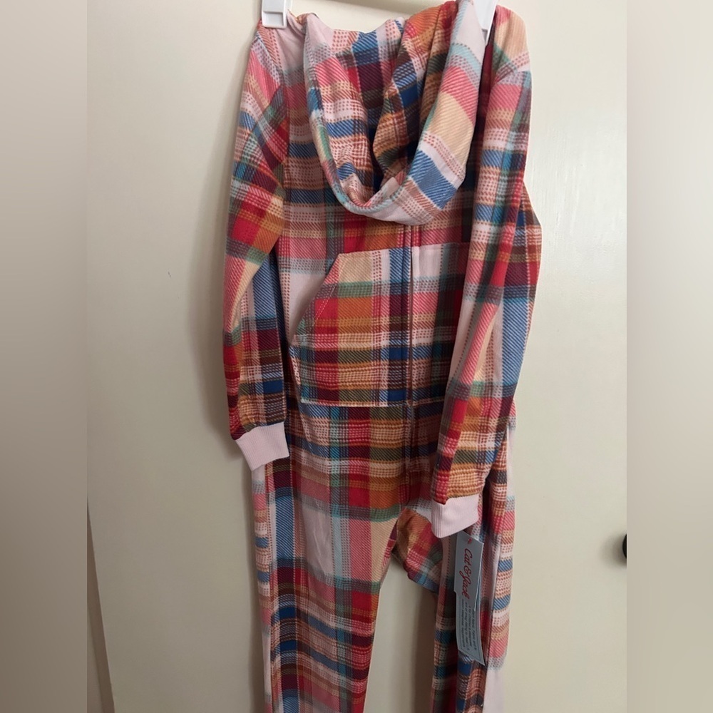 NWT Cat & Jack Pink Plaid Pajamas SZ 8 Girl Youth​​​​​ - Picture 3 of 16